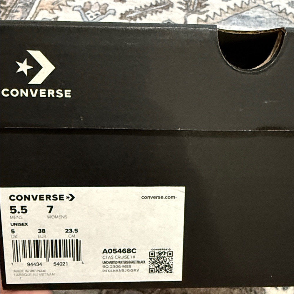 Converse Blue High-Top Sneakers NEW IN BOX